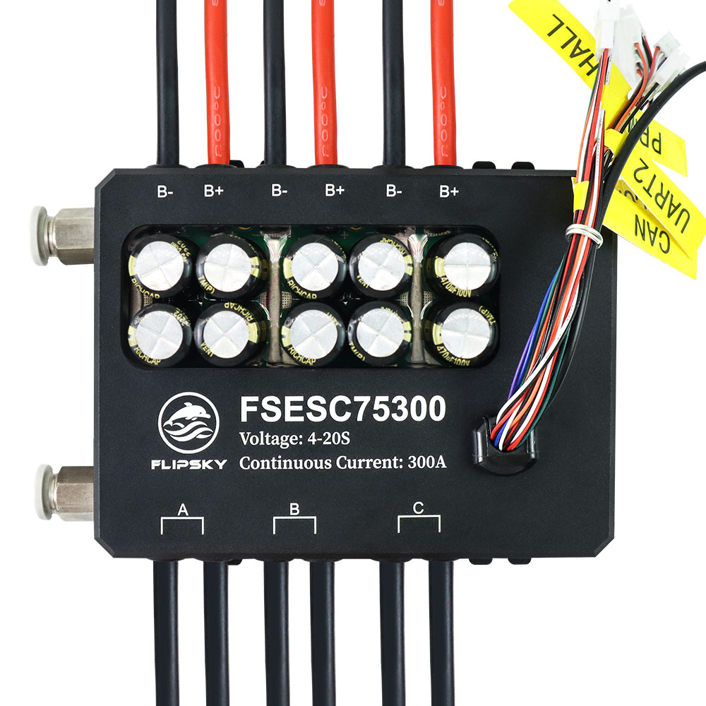 Flipsky-FSESC 75300, 84V, Cour - Vesc 75300 High Current Esc avis et prix