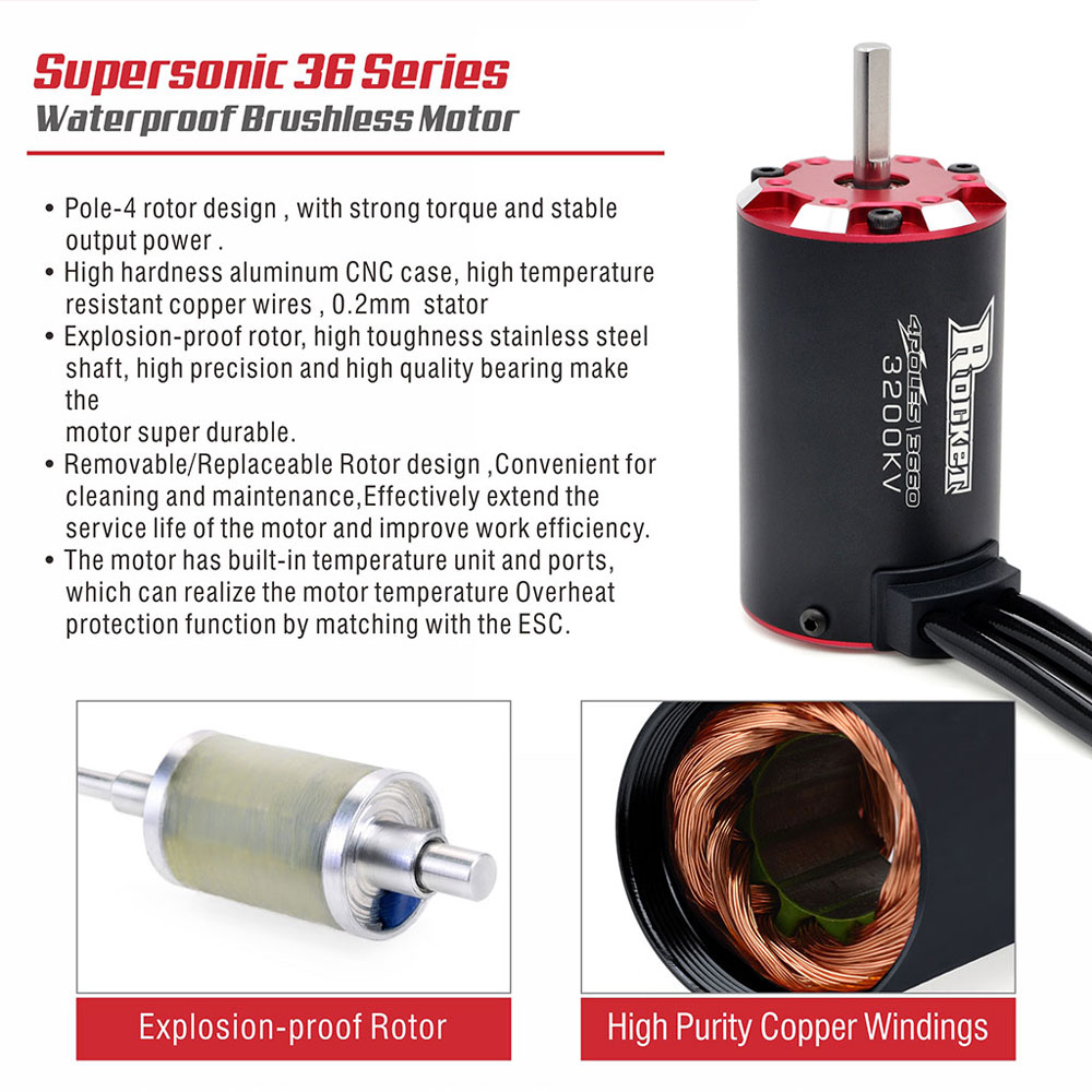 Rocket RC V2 Supersonic 3650 3 - Brushless Motor Thrust Test Stand avis et prix